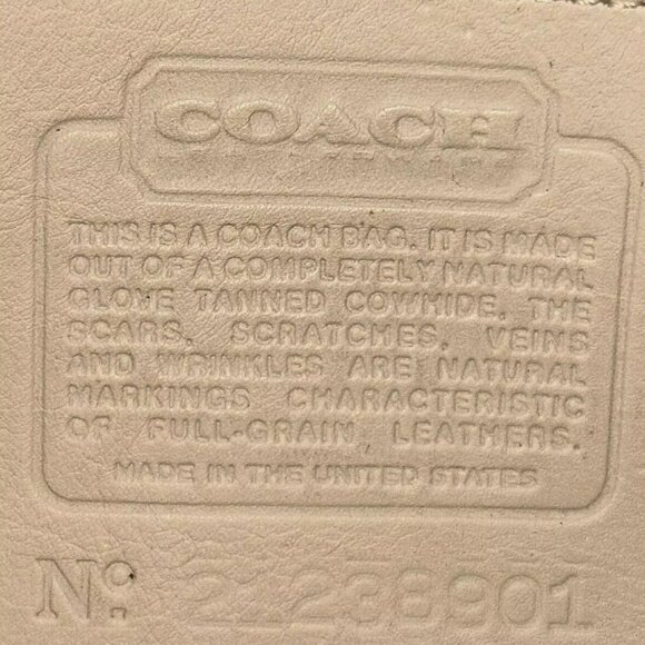 four bag vintage coach lot (spectator, geometric, ocean, berkeley suede) - Picture 7 of 15